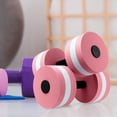 thumbnail image 3 of Eonox 1 Pc EVA Foam Water Resistance Dumbbells for Pool & Water Aerobics, Lightweight Waterproof Mancuerna - Non-Slip Design (10.8" x 5.9"), 3 of 8