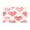 Color 10, variant on Amarainy Valentine Hearts Plaid Roses Table Mats Set of 4 for Home Kitchen Table Decor 12x18 inch