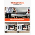 thumbnail image 3 of VEVOR Sliding Truck Bed Organizer, 68 x 48-Inch Heavy Duty Truck Bed Storage Drawer with 1000 lbs Capacity, Features 6 Movable Rings for Securing, 2-Postion Slide out Tray for Pickup Trucks, Black, 3 of 9