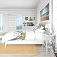 thumbnail image 4 of DESIGN ART Designart 'Blue Sea Turtle Illustration' Nautical & Coastal Bedding Set - Duvet Cover & Shams, 4 of 5