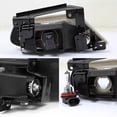 thumbnail image 3 of AKKON - For 2005 2006 2007 Odyssey Black Bezel Headlights Replacement + Smoked Fog Light w/Switch Pair Left + Right, 3 of 7