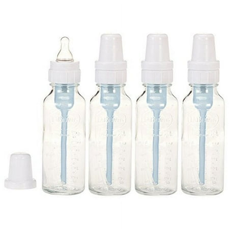Dr. Brown's Natural Flow Standard Glass Bottles, 8 Ounce, 4-Count