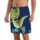 thumbnail image 2 of Balery Dino Playing Roller Skate Traje de Baño Estilo Hawaiano para Hombre, Shorts de Secado Rápido con Bolsillos-Small, 2 of 6