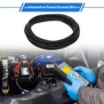 thumbnail image 2 of Unique Bargains 1 Pcs Ground Wire 10m Power Wire Universal Car Radio, Automotive, Car Speakers Fully Insulated& Soft Touch Jacket TC Black 20AWG 2 Conductor, 2 of 7