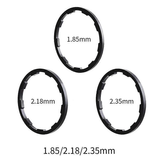 3pcs 1/15/2/185/218/235mm Bicycle Flywheel Cassette Gasket Spacer Bike Hub Washer For HG Cartridge Flywheel Tower Base