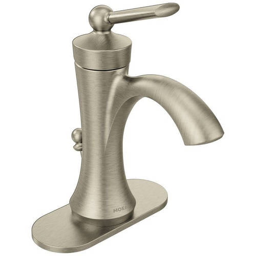 Moen Wynford Brushed Nickel OneHandle Bathroom Faucet