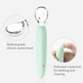 thumbnail image 4 of Yooforea Platinum Silicone Baby Spoons for First Stage 4 Months+ Babies Infants Toddlers I 2 PC Set Self Feeding Puree Spoons for Baby Led Weaning I 100% Food Grade Silicone I BPA BPS PVC Free, 4 of 5