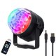 thumbnail image 1 of Bola De Discoteca Giratoria Activada Por Sonido Luces De Fiesta De Dj Luces De Escenario Led Luz De Fiesta De Sonido De Boda De Navidad Scienceny HA017597-00, 1 of 7