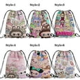 thumbnail image 4 of Kawaii Party Drawstring Bags 24Pack, LA BB Birthday Party Supplies Goodies Bags, Party Girls Drawstring Bags for Theme Kid's Party (6 Style), 4 of 6