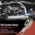 thumbnail image 3 of Tubo de enfriador de aceite de entrada Unique Bargains para Chevrolet Sonic 1.8L L4 2012-2018, línea de derivación de refrigerante del motor No. 55353327, 3 of 7