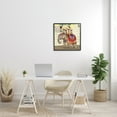 thumbnail image 2 of Stupell Industries Elephant Parade Eastern Culture Dome Architecture Global Painting Black Framed Art Print Wall Art, 24 x 24, Design by Ziwei Li, 2 of 7