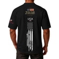 thumbnail image 3 of 250 Anniversary Men's Summer Graphic V Neck Short Sleeve Everyday Casual Tee 4Th of July Shirt Black L, 3 of 6