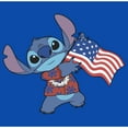 thumbnail image 2 of Boy's Lilo & Stitch Tropical American Flag  Graphic Tee Royal Blue Large, 2 of 5