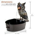thumbnail image 6 of Alpine Corporation Metal Owl on a Tin Country Fountain, 23 Inch Tall, 6 of 12
