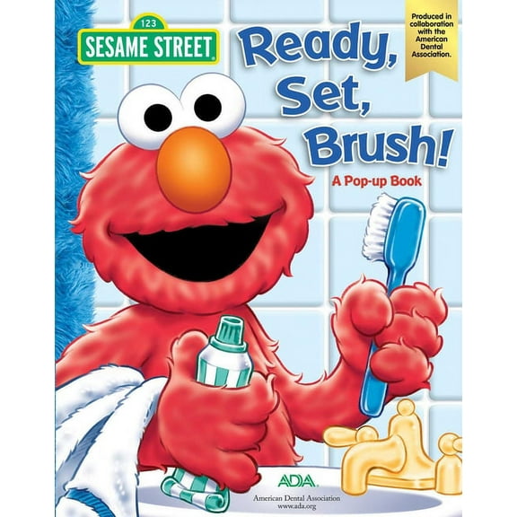 Pop-Up Book: Sesame Street Ready, Set, Brush! A Pop-Up Book (Edition 2) (Board book)