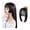 Natural black, variant on Clip-on Bangs Wig Piece Natural Tassel Bangs Princess Cosplay Hairstyle Women's Quick Hair Extensions