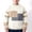 White, variant on Men's Crew Neck Color Block Knit Sweater Long Sleeve Casual Pullover Top