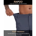 thumbnail image 3 of Pantalones Rapoo Hiking, impermeables y de secado rápido, 34 de ancho x 34 de largo, 3 of 6