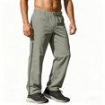 thumbnail image 6 of Men'S Hiking Cargo Pants Water Resistant Quick Dry Lightweight Fishing Camping Travel Outdoor Pants With Side Zipper, 6 of 6