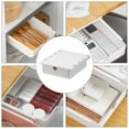 thumbnail image 2 of Raindrops  Organiser Tray Office Storage Drawers Work Desk Table White, 2 of 8