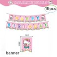 thumbnail image 5 of Decoraciones para fiesta de cumpleaños de Hello Kitty, vajilla con forma de gato kawaii, plato, mantel, pegatinas para baby shower, regalos para niñas, suministros para fiestas, 5 of 5
