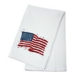 thumbnail image 1 of American Flag, Abstract, Watercolor Splatter (100% Cotton Tea Towel, Decorative Hand Towel, Kitchen and Home), 1 of 3