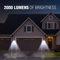 thumbnail image 6 of Wagan Tech 2000 Lumen Solar Wall Light-White, 6 of 8