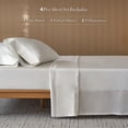 thumbnail image 6 of MooMee Sheet Set King 600TC 100% Long-Staple Cotton Silky Sateen Smooth Luxury 4pcs(Off White), 6 of 6