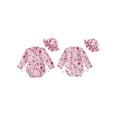 thumbnail image 2 of Suealasg 4th of July Swim Set for Toddler Baby Girl Popsicle Long Sleeve Rash Guard Swimsuit Sun Hat 2 Piece Beachwear Outfit, 2 of 8