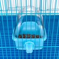 thumbnail image 4 of 1 caja de Baño de aves, juguete de Baño de aves, jaula de baño colgante para loros, bañera para loros, soporte para alimentador de ducha de agua, bandeja, jaula para pájaros, accesorios de baño para pájaros ER, 4 of 5