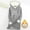 Gray, variant on Women's Hoodie Winter Warm Fleece Lined Pullover Hooded Sweatshirt Soft Casual Tops