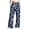Z13-Navy-Frostluinai summer jeans denim pants, variant on Frostluinai Women's Casual Wide Leg Pants Soft Sweatpants Lace Up High Waisted Yoga Lounge Pants for Women with Pockets