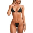 thumbnail image 2 of Kojanyu Women's Swimsuit,Lady Underwear Bikini Set Two Piece Swimsuit/Black XL, 2 of 8