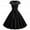 Black, variant on Aloohaidyvio Dresses for Women,Women Vintage Short Sleeve 50S Housewife Casual Evening Party Prom Dress