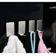 thumbnail image 3 of 16 ganchos autoadhesivos, ganchos para toallas y batas de acero inoxidable para armarios de baños de cocina, impermeables y resistentes al óxido. JM, 3 of 5