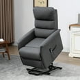 thumbnail image 6 of HOMCOM Power Lift Recliner Chair for Elderly, Easy Assembly, Fabric Lift Chair, 6 of 9