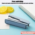 thumbnail image 4 of Neoyler Effortless Convenient Stapler for Office and Student Use Compact and Lightweight Staple Up to 15 Sheets of A4 Paper Easy to Change Staple Mode Excludes Staples, 4 of 6