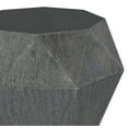 thumbnail image 4 of Jacinto Octagonal Solid Mango Wood Side Table Grey, 4 of 5