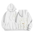 thumbnail image 2 of Women's Oversized Hoodie Fleece Sweatshirts Graphic Print Pullover with Kangaroo Pocket Comfy Fall Winter Loungewear Streetwear, 2 of 5