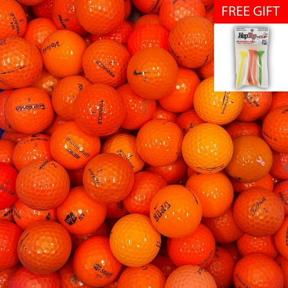 Mulligan - 77 Mix AAA Recycled Used Golf Balls, Orange