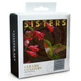 thumbnail image 2 of Sisters, Oregon, Hummingbird, Mosaic (Absorbent Ceramic Coasters Set of 4 Matching Images, Cork Back, Kitchen Table Decor), 2 of 3