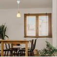 thumbnail image 4 of Kiven Glass Pendant Light with E26 Screw-in Adapter, Exposed Ceiling Light to Pendant, Converts Bulb Socket to Pendant Light, Adjustable Height Renter-friendly Pendant Lighting TB1267, 4 of 7