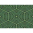 thumbnail image 1 of Ahgly Company Indoor Rectangle Patterned Green Snake Green Area Rugs, 7' x 9', 1 of 6