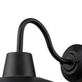 thumbnail image 4 of Westinghouse Westinghouse Lighting 6131300 Academy Vintage-Style One Light Dimmable LED Outdoor Wall Fixture, Dark Sky Friendly, Textured Black Finish, Removable Nickel Luster Cage, 4 of 9