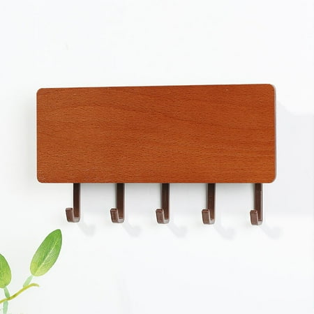 

Space Saving Home Wall Hook Storage Rack Vintage Key Wooden Hanger Corridor Home Decor Bedroom Door Vintage Hooks