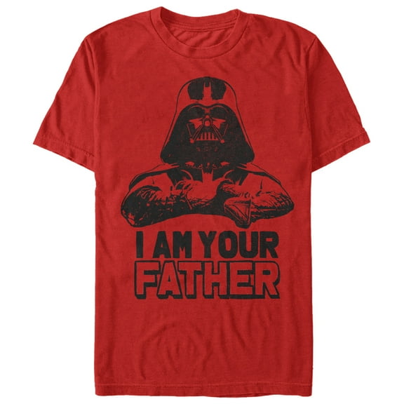 Men's Star Wars I Am Your Father Darth Vader Graphic Tee Red 3X Large