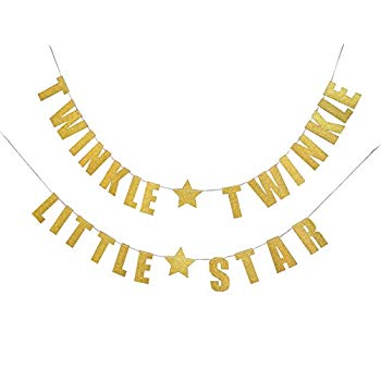 twinkle twinkle little star banner walmart