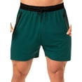 thumbnail image 1 of SUNSIOM Men Sports Casual Shorts Patchwork Drawstring Elastic Waist Mesh Quick Dry Short Pants Fitness Training Running Muscle Shorts, 1 of 5