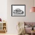 thumbnail image 3 of Historic Framed Print, Munich. Opera house, 17-7/8" x 21-7/8", 3 of 9