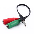 thumbnail image 4 of Headset Mic Splitter Cable Male To Dual Female Plug Stereo Splitter Cable Stereo Y Splitter Extension Cable Male To Dual Female Jack Adapter Cable Audio Conversor Adaptador Jack, 4 of 8